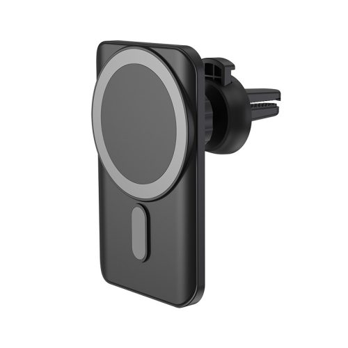 C30 15W MagSafe autós gyorstöltő, telefontartó - fekete