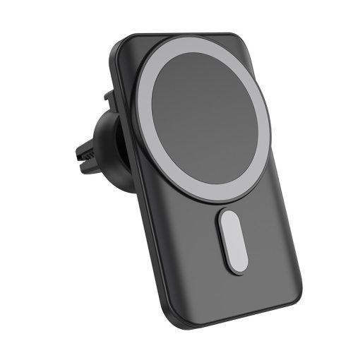 C30 15W MagSafe autós gyorstöltő, telefontartó - fekete