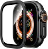 Titánium Apple Watch Ultra üvegfólia applikátorral - fekete (49MM)