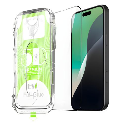 Magic Glass Box iPhone 11 Pro Max 5D üvegfólia applikátorral - Clear / Átlátszó