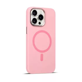  Rózsaszín MagSafe kompatibilis iPhone 14 Pro Max szilikon tok