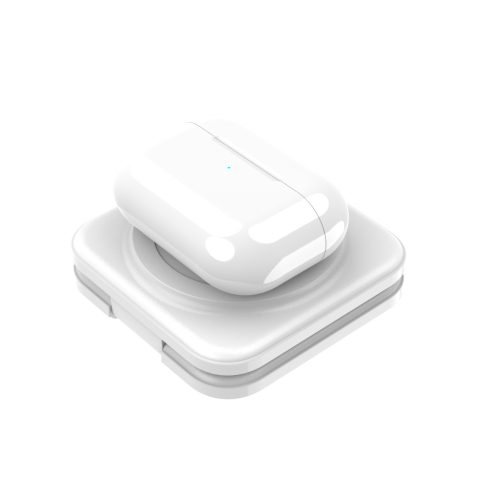 Z6 15W 2 az 1-ben vezeték nélküli töltőállomás, fehér