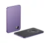 F20s mágneses PowerBank 5000 mAh – iPhone, Apple Watch és AirPods készülékekhez, lila