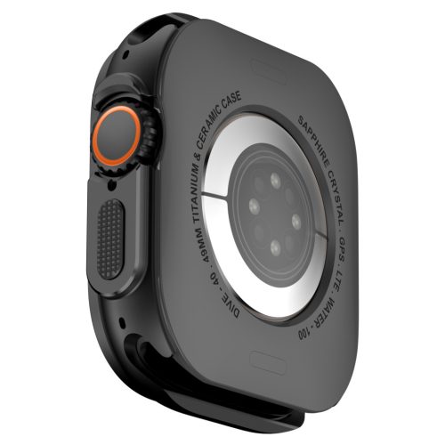 Apple Watch TitanShield Ultra fém védőkeret 49mm – fekete