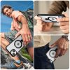 MagnoFold fekete/áttetsző MagSafe kompatibilis iPhone 15 védőtok kihajtható gyűrűvel