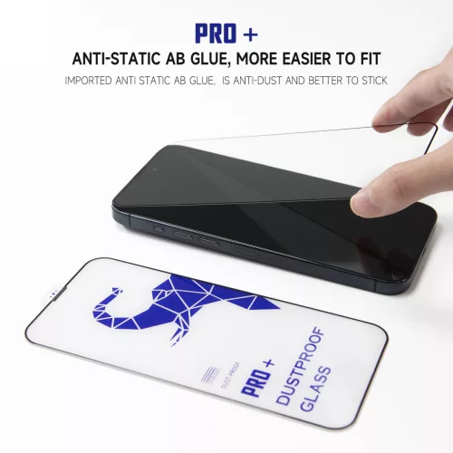 iPhone 16 Pro Max 3D Pro+ kijelzővédő üvegfólia