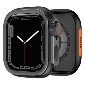   Apple Watch TitanShield Ultra fém védőkeret 45mm – fekete