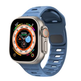 Apple Watch kék szilikon sportpánt