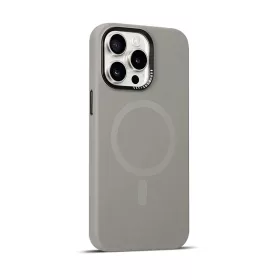   Titánszürke MagSafe kompatibilis iPhone 14 Pro Max szilikon tok