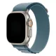 Apple Watch világoskék alpesi szíj titánszürke csattal