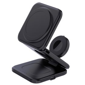   Z8 15W 3 az 1-ben vezeték nélküli töltőállomás, fekete