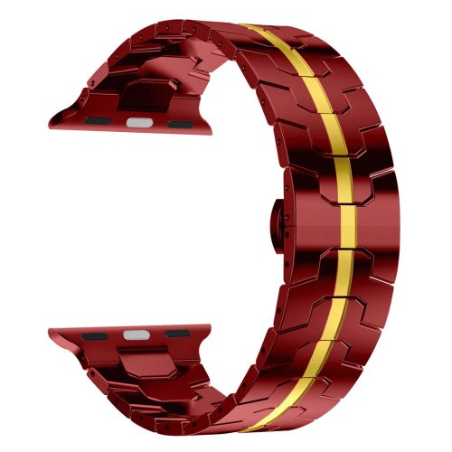 Apple Watch piros-arany armor fémszíj