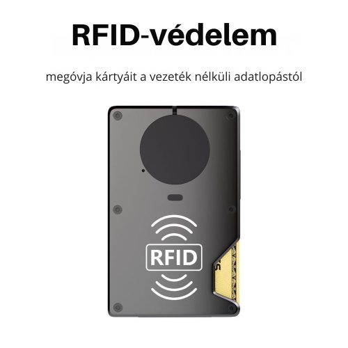 Air Wallet okos kártyatartó – Kék, beépített Apple Find My lokátorral