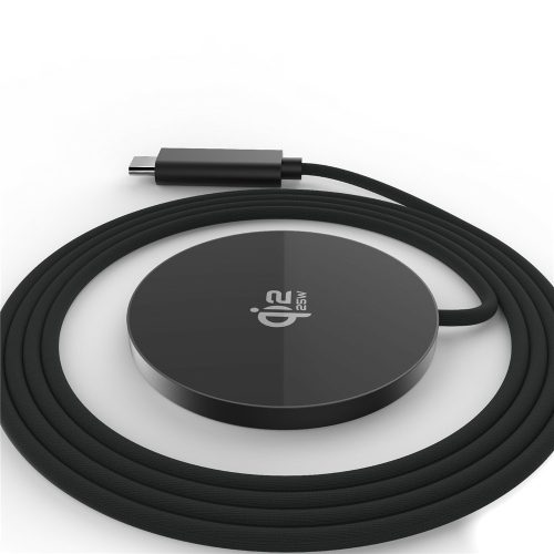 25W Qi2.2 MagSafe töltő – fekete