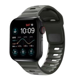 Apple Watch sötétzöld szilikon sportpánt