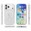 Csillogós MagSafe kompatibilis átlátszó iPhone 17 Pro Max védőtok