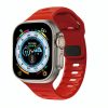 Apple Watch piros szilikon sportpánt