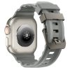 SteelActive Sport szürke Apple Watch szilikon szíj szürke csattal