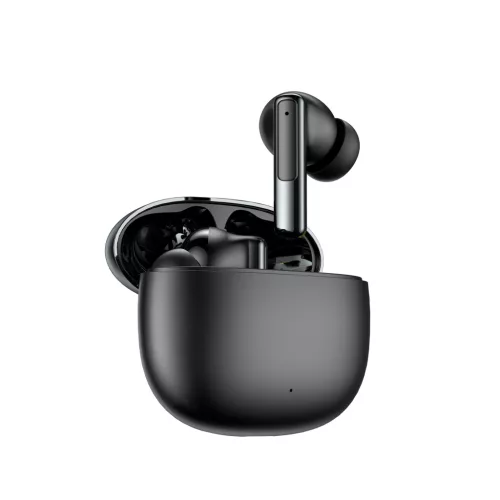 WiWU T33 ANC Pro Bluetooth fülhallgató, 42 dB hibrid aktív zajszűréssel és 40 órás üzemidővel - fekete