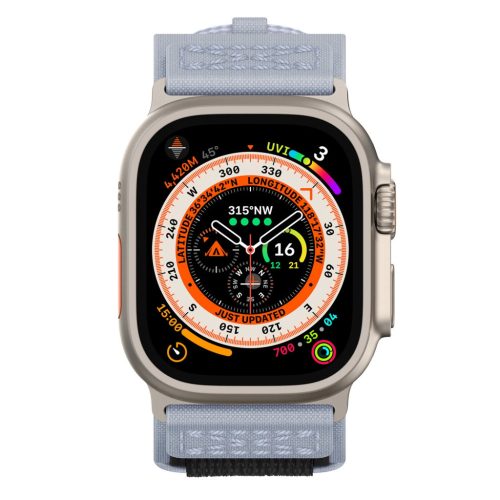 Apple Watch szürke tactical szövet szíj