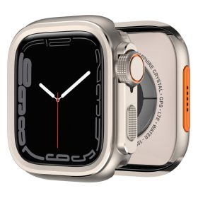   Apple Watch TitanShield Ultra fém védőkeret 44mm – natúr titán