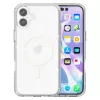 Csillogós MagSafe kompatibilis átlátszó iPhone 17 védőtok