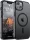 Frosted fekete iPhone 14 Plus MagSafe tok