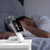 M5 Qi2 3 az 1-ben összecsukható mágneses vezeték nélküli töltőállomás iPhone / Apple Watch / AirPods – Fehér