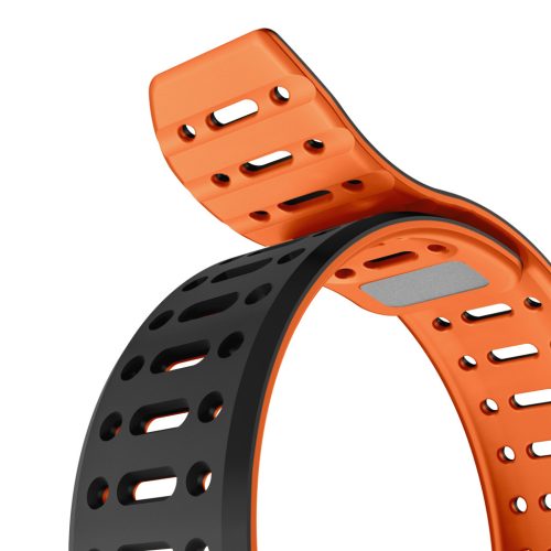 Apple Watch fekete/narancssárga mágneses szilikon szíj