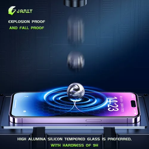 Magic Glass Box iPhone 16 Pro / iPhone 17 5D üvegfólia applikátorral - Clear / Átlátszó