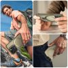 MagnoFold khaki MagSafe kompatibilis iPhone 15 Pro védőtok kihajtható gyűrűvel