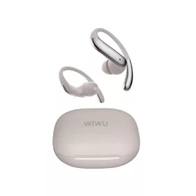   WiWU O502 Open Ear Bluetooth fülhallgató, AI fordítással, ANC+ENC zajszűréssel és nyitott kialakítással - fehér