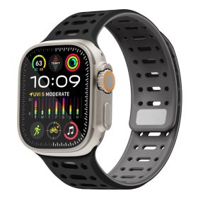 Apple Watch fekete/szürke mágneses szilikon szíj