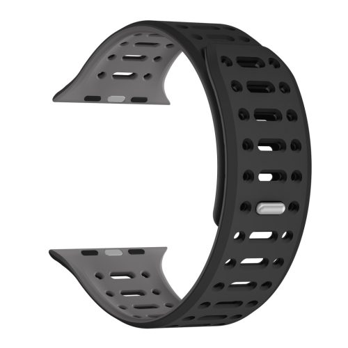 Apple Watch fekete/szürke mágneses szilikon szíj