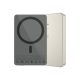 W36 10000mAh MagSafe kompatibilis PowerBank, titánszürke színű