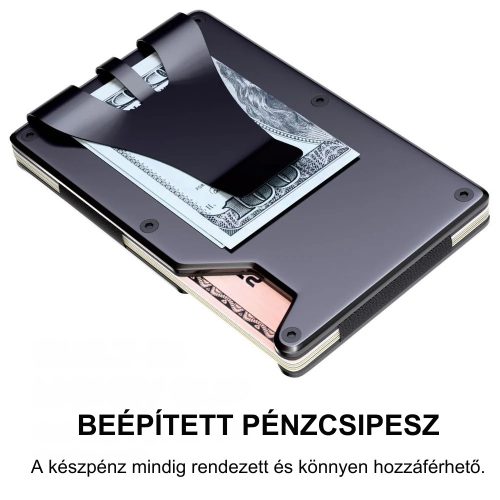 Air Wallet okos kártyatartó – Narancssárga, beépített Apple Find My lokátorral