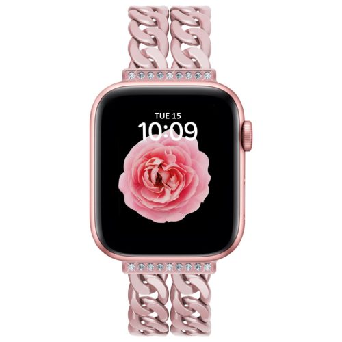 Apple Watch rosepink brilliance köves fémszíj