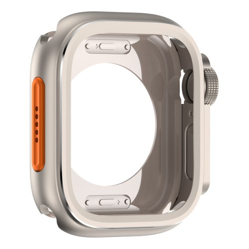 Apple Watch TitanShield Ultra fém védőkeret 46mm – natúr titán