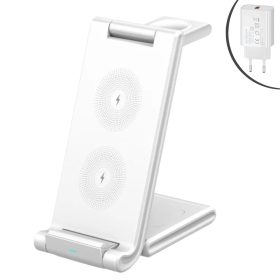   OJD-97 15W 3 az 1-ben vezeték nélküli töltőállomás - fehér