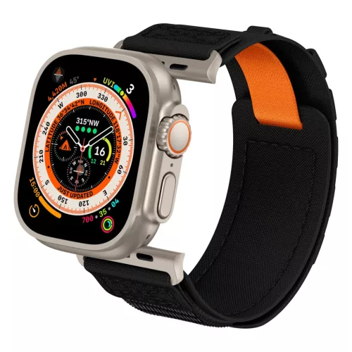 Apple Watch fekete tactical szövet szíj