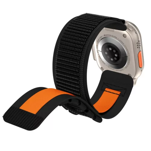 Apple Watch fekete tactical szövet szíj