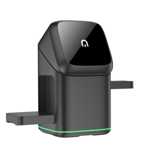 V23 NeoDock Smart 3 az 1-ben forgatható vezeték nélküli töltőállomás iPhone, Apple Watch és Airpods készülékekhez