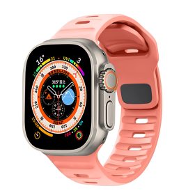 Apple Watch rózsaszín szilikon sportpánt