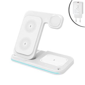   OJD-95 15W 3 az 1-ben vezeték nélküli töltőállomás világítással - fehér