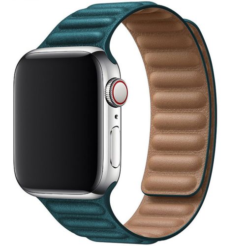 Apple Watch malachit zöld bőrpánt