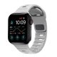 Apple Watch világos szürke szilikon sportpánt