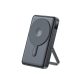 W27 10000mAh MagSafe kompatibilis PowerBank iPhone és Apple Watch készülékekhez, fekete