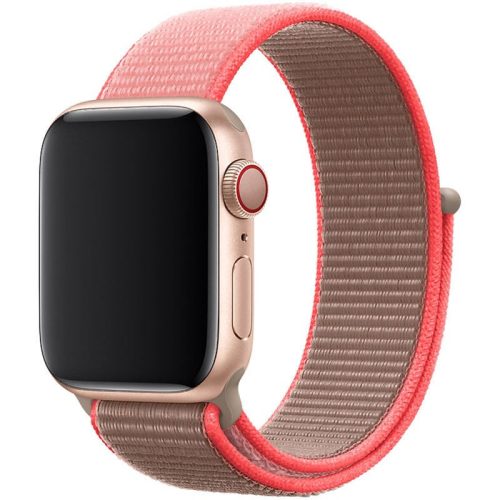 Apple Watch neon pink szövetszíj