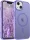 Frosted lila iPhone 14 Plus MagSafe tok