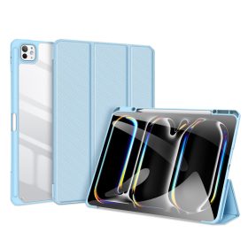   Toby Series kék tok iPad Pro 11" (2024/2025) készülékhez – Apple Pencil tartóval, Auto Sleep/Wake funkcióval